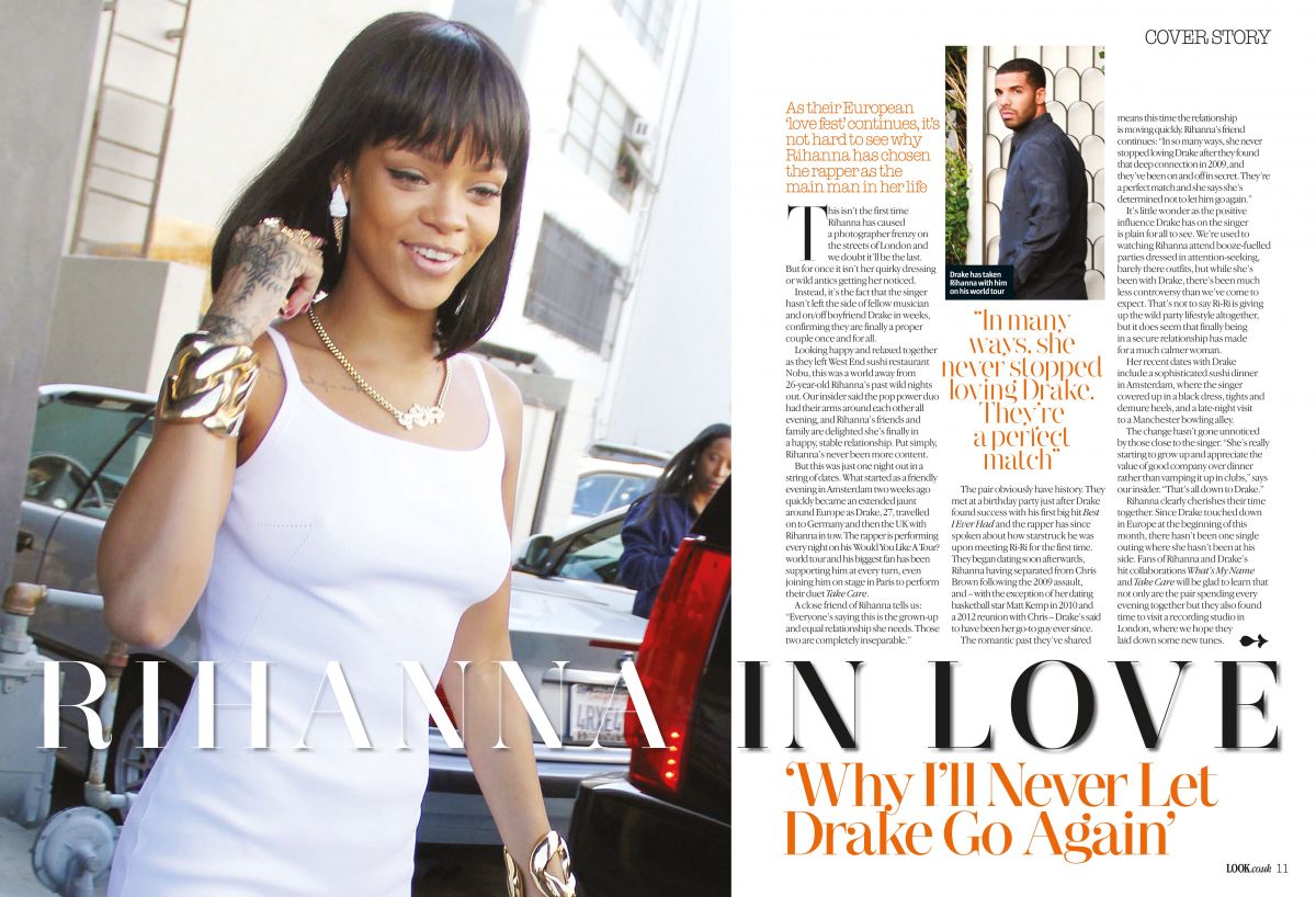 Rihanna Look Magazine March 2014 Issue