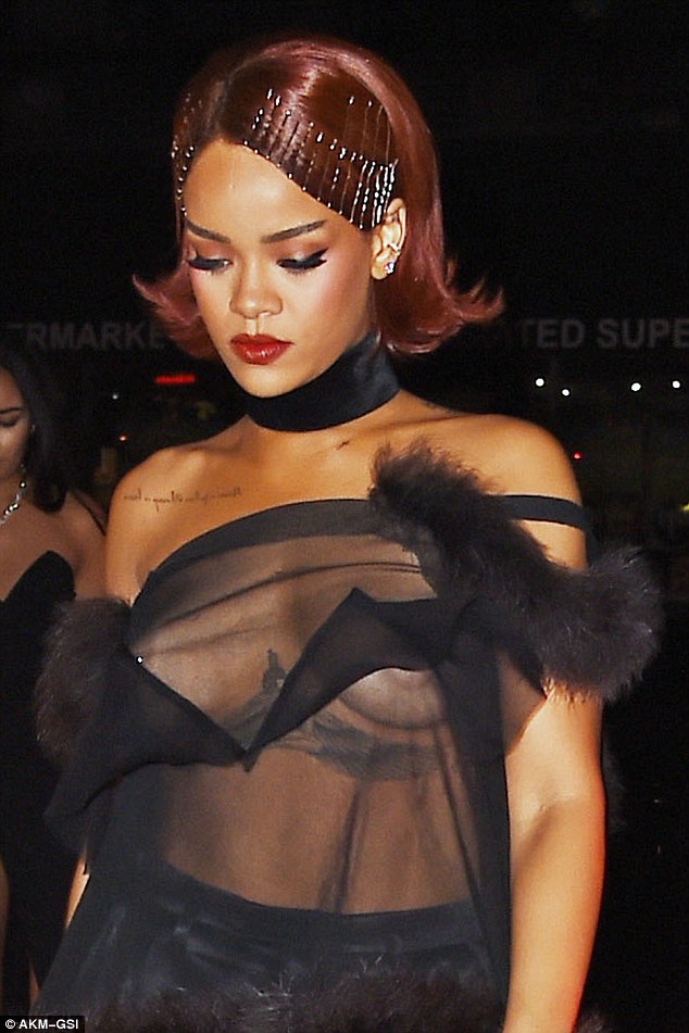 Rihanna Nipple Slip