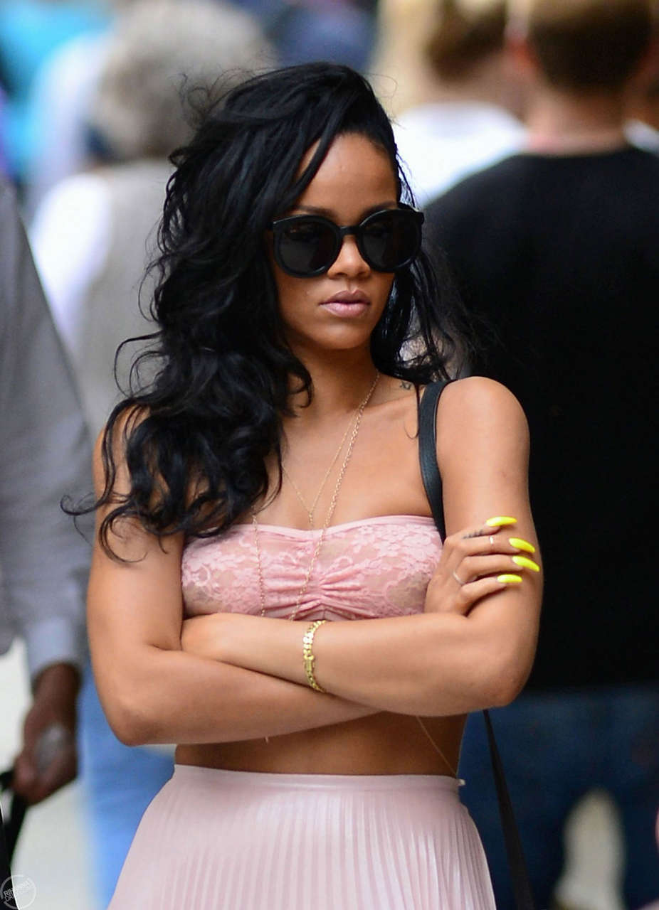 Rihanna Out About New York