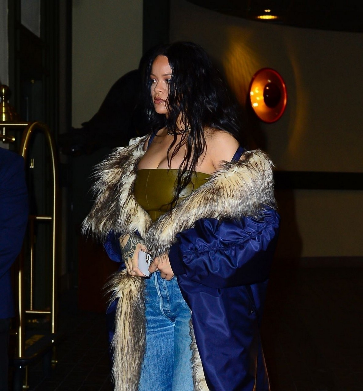 Rihanna Out For Dinner New York