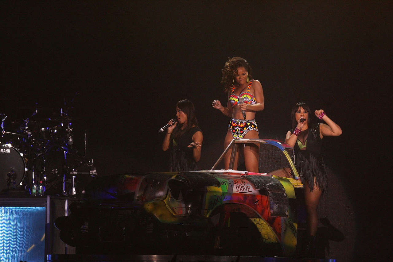 Rihanna Performs Liverpool Echo Arena