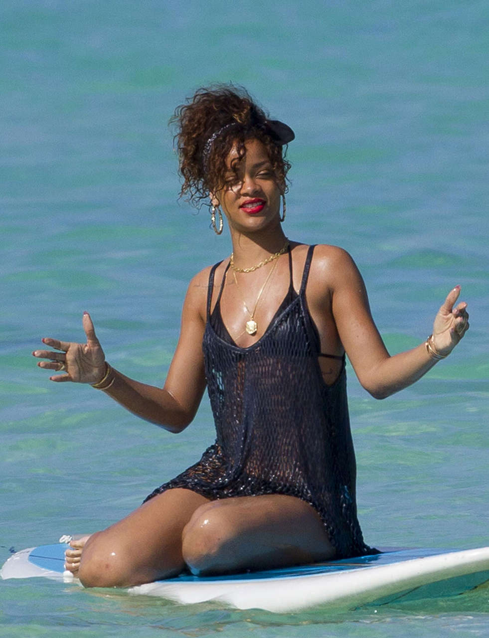 Rihanna Thong Bikini Beach Hawaii