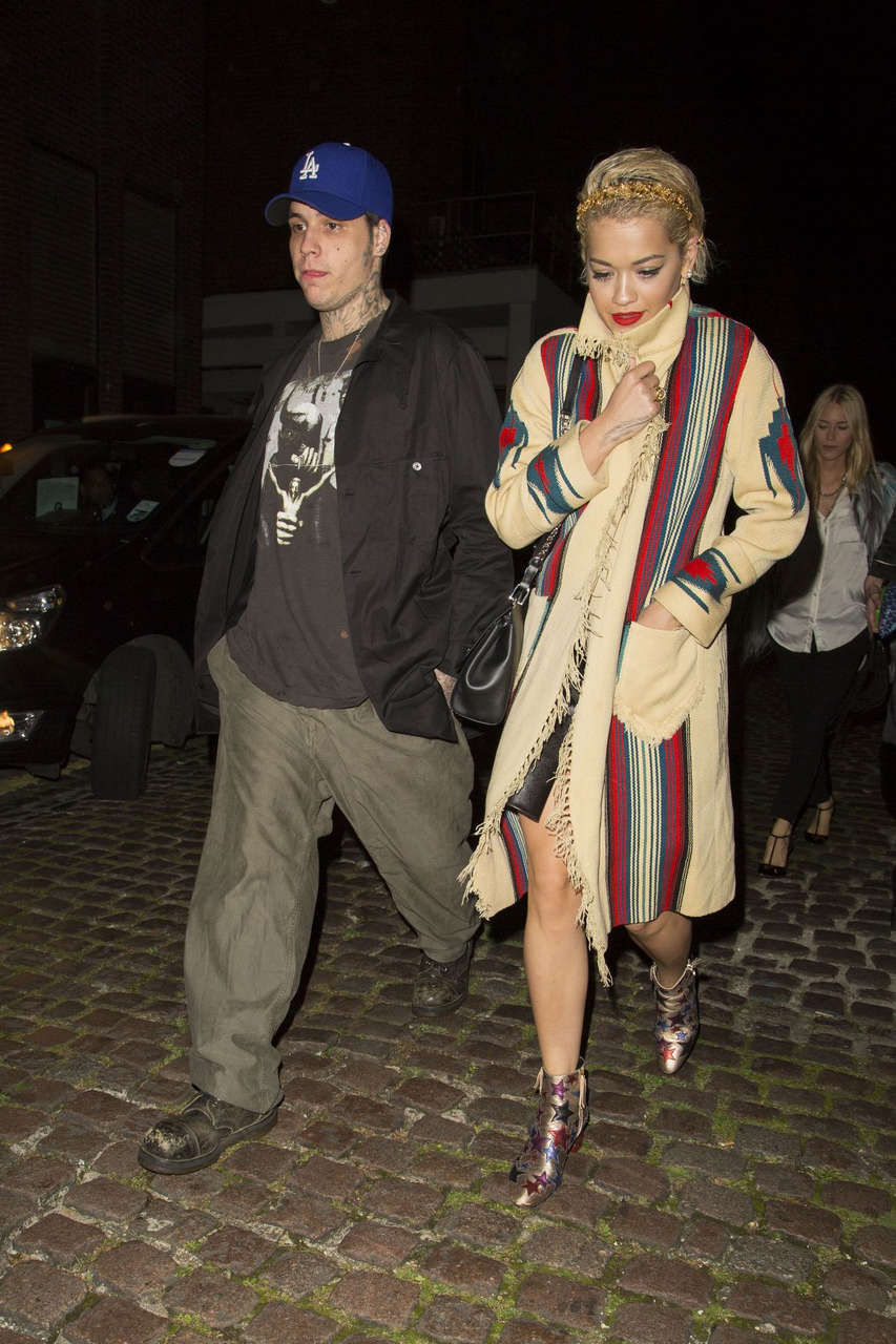 Rita Ora Arrives Chiltern Firehouse London