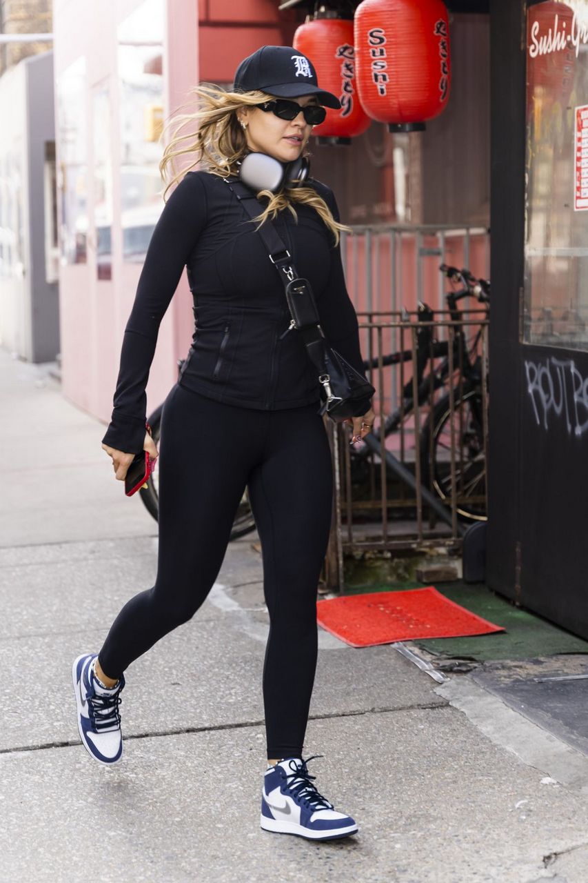 Rita Ora Arrives Gym New York
