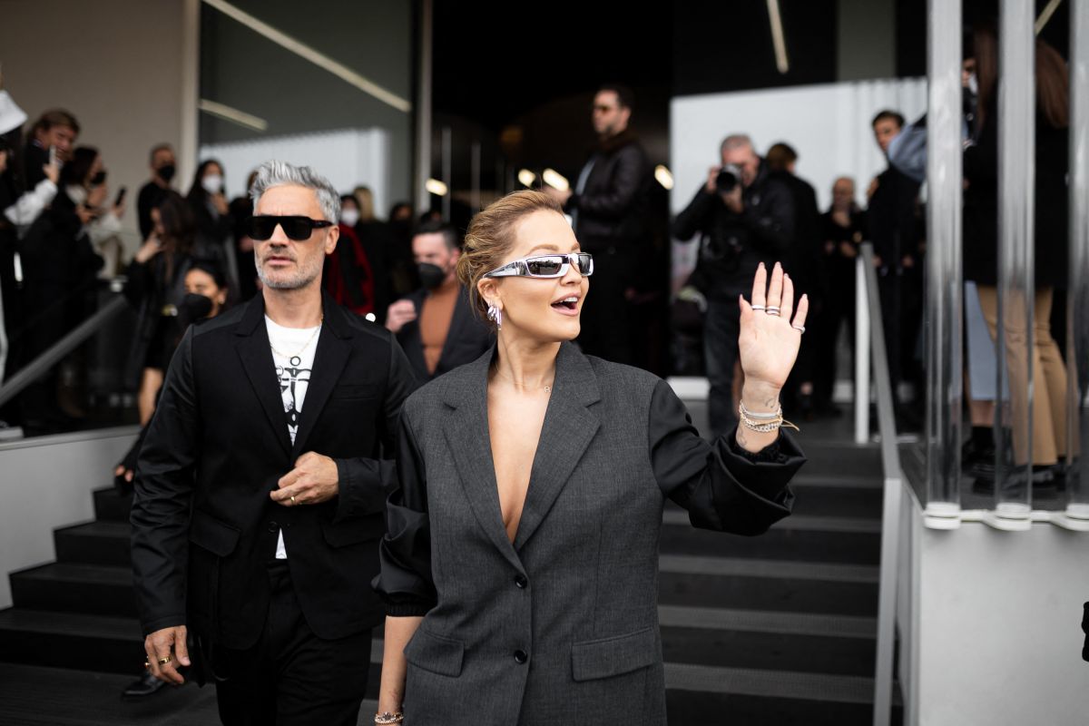 Rita Ora Arrives Prada Show Milan Fashion Week