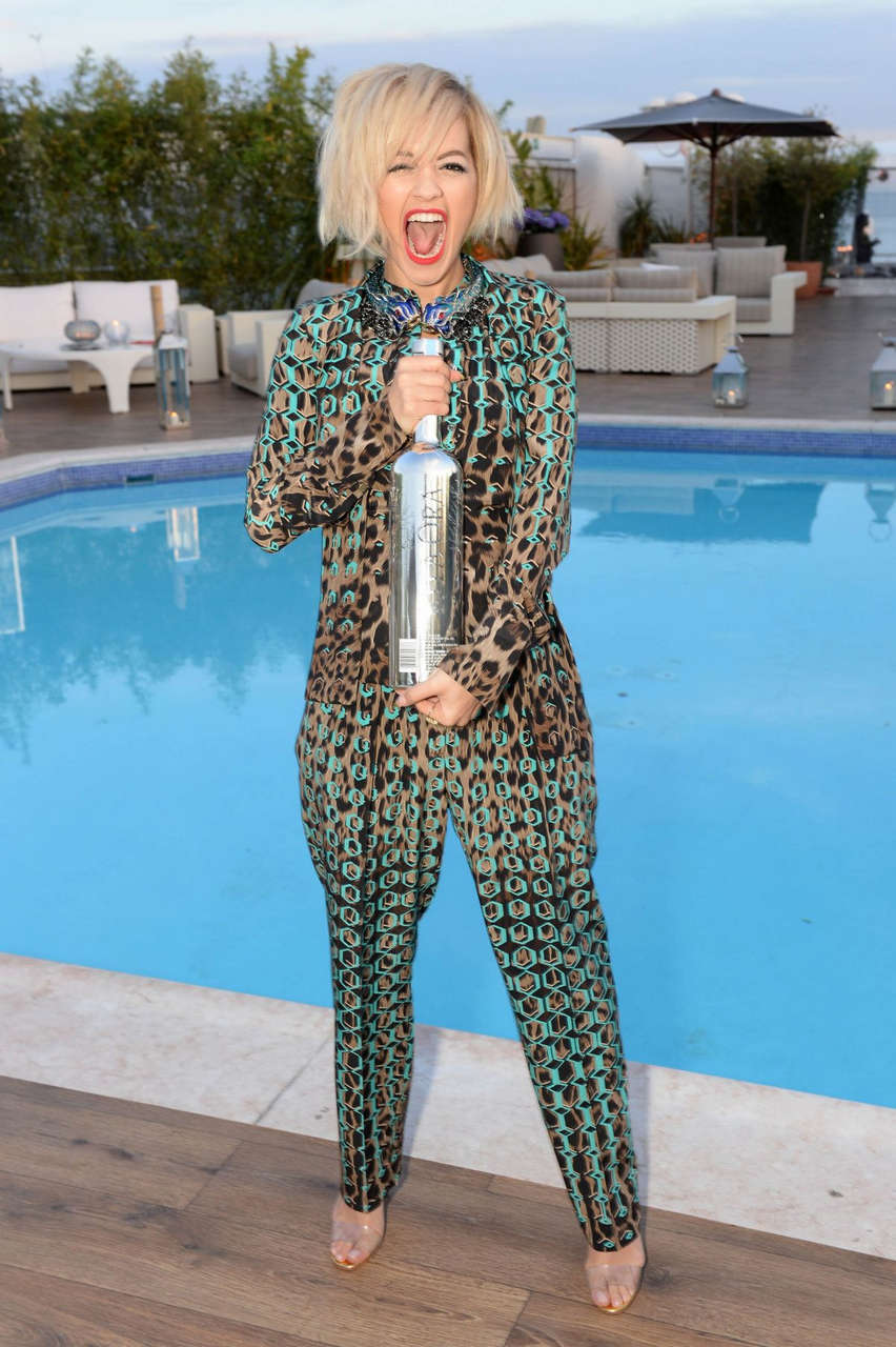 Rita Ora Belvedere Vodkas Party Cannes Film Festival