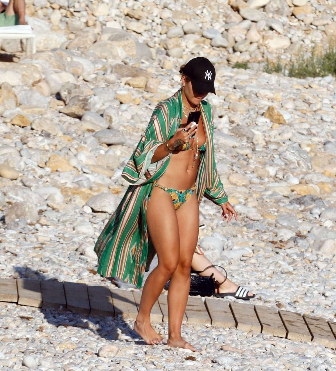 Rita Ora Bikni Beach Spain