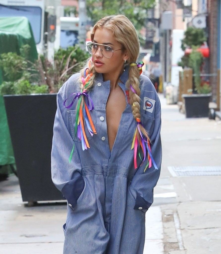 Rita Ora Braless