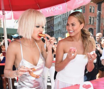 Rita Ora Chrissy Tegen Dkny Myny Fragrance Launch New York