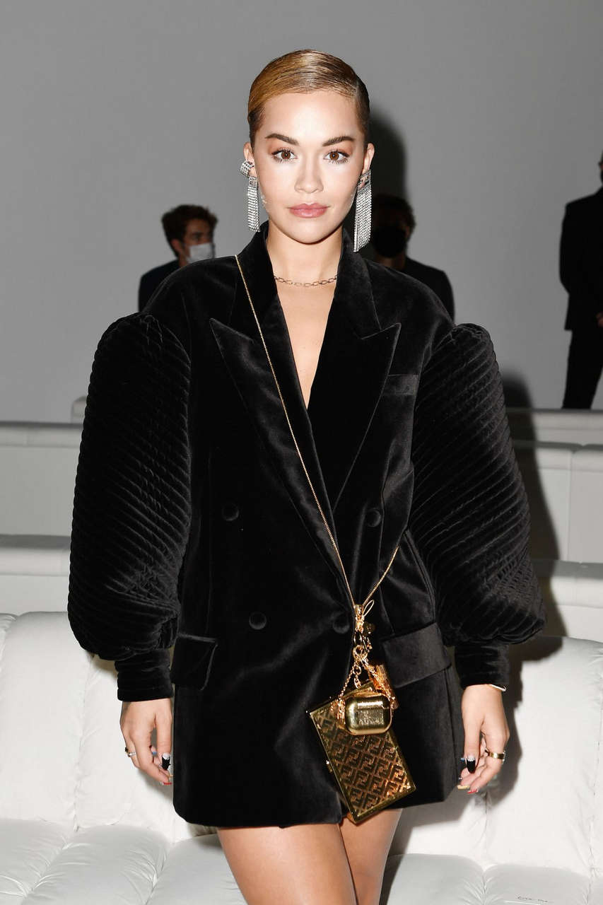 Rita Ora Fendi Spring Summer 2021 Show Fashion Week Milan