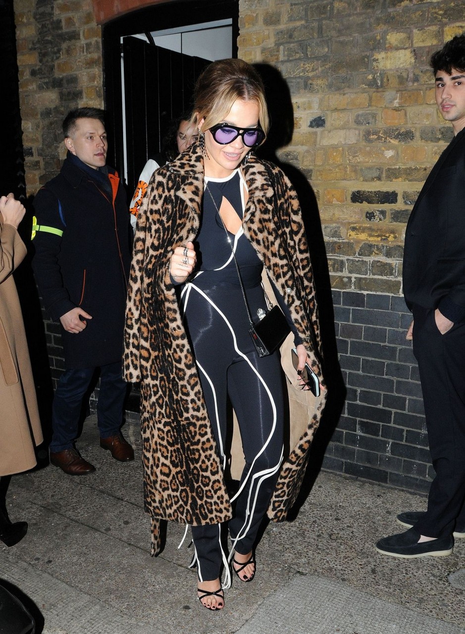 Rita Ora Leaves Chiltern Firehouse London