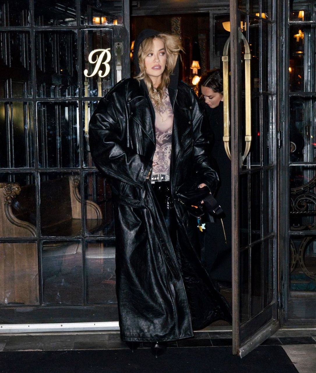 Rita Ora Leaves Her Hotel New York