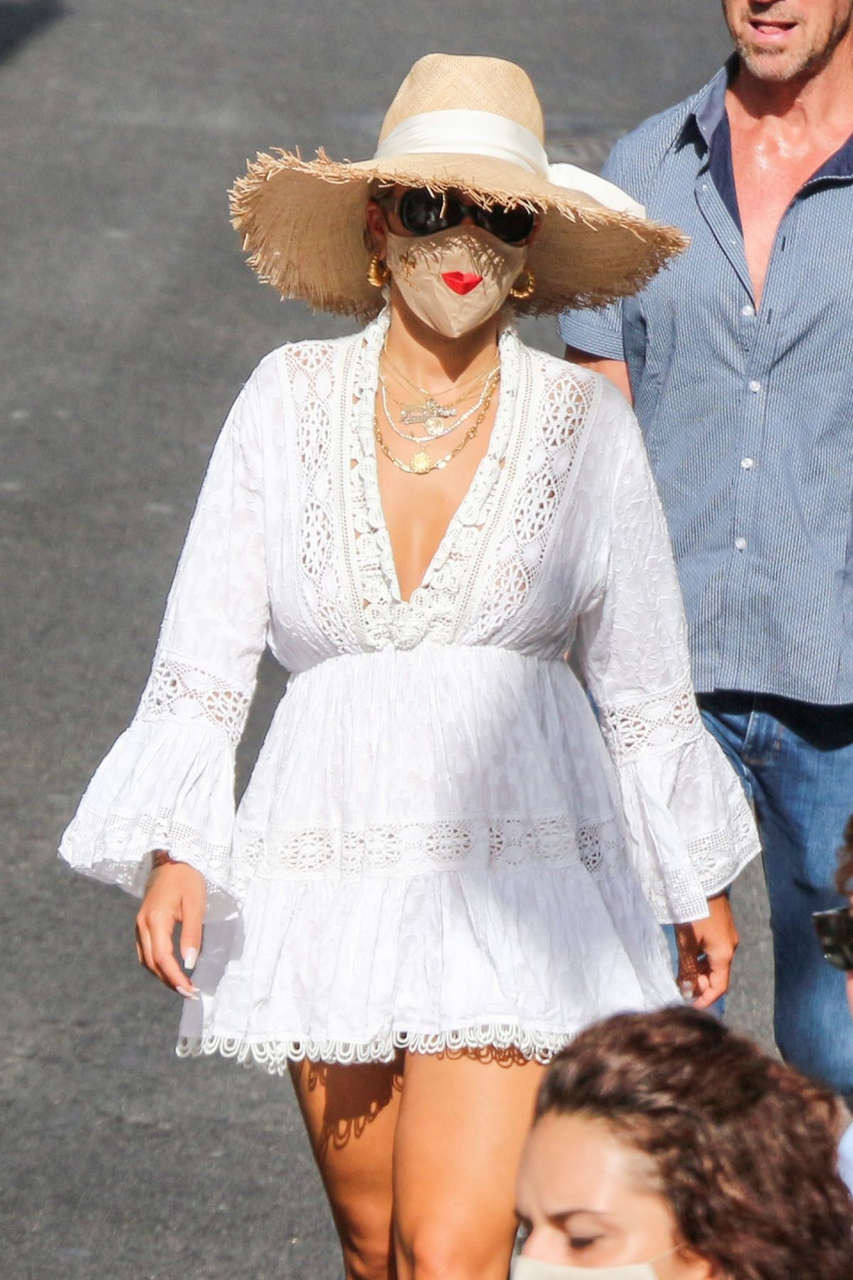 Rita Ora Out About Capri