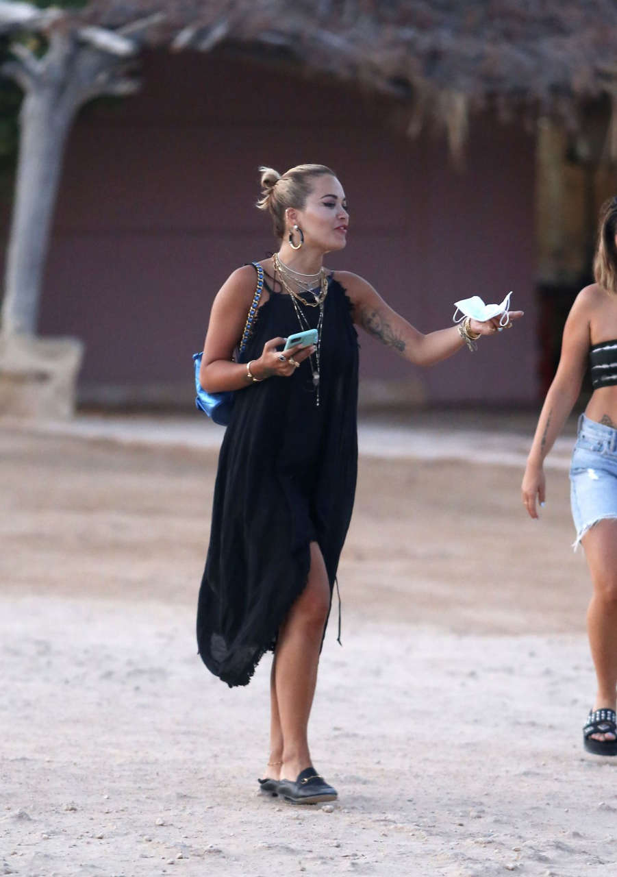 Rita Ora Out About Ibiza