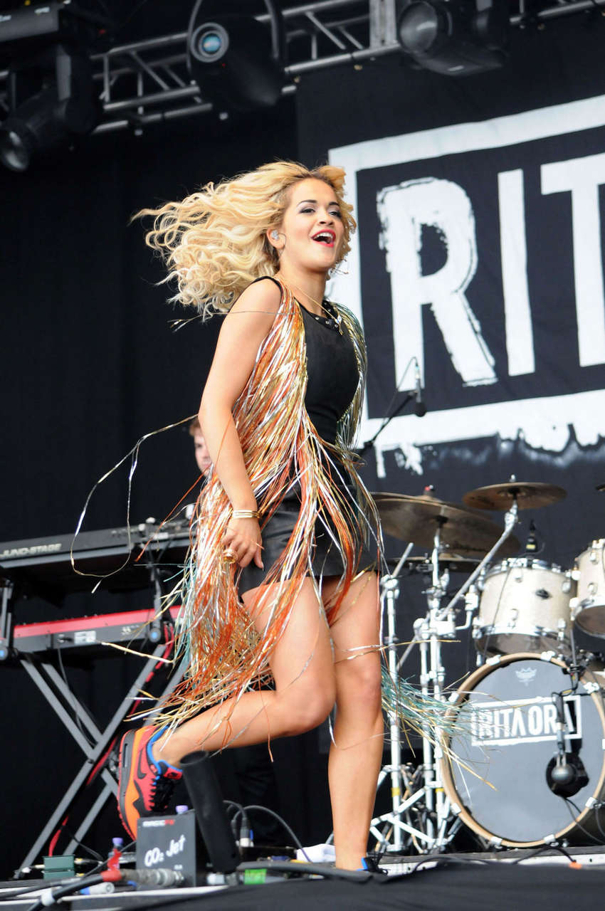 Rita Ora Performs T Park