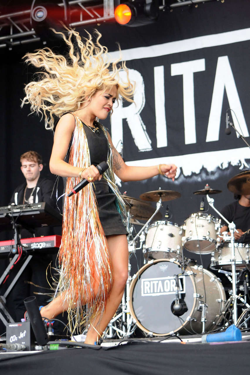 Rita Ora Performs T Park