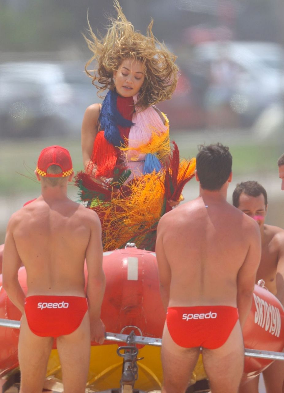 Rita Ora Photoshoot Maroubra Beach Sydney