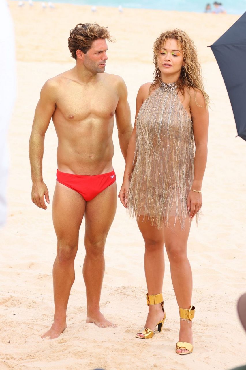 Rita Ora Photoshoot On The Beach Sydney