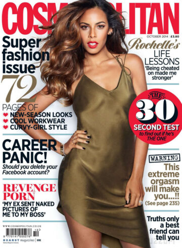 Rochelle Humes Cosmopolitan Magazine October 2014 Issue