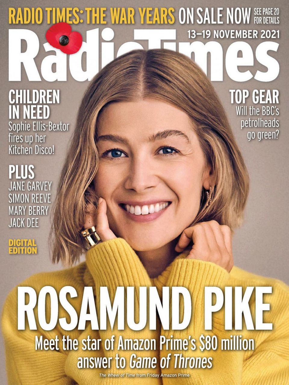 Rosamund Pike For Radio Times November