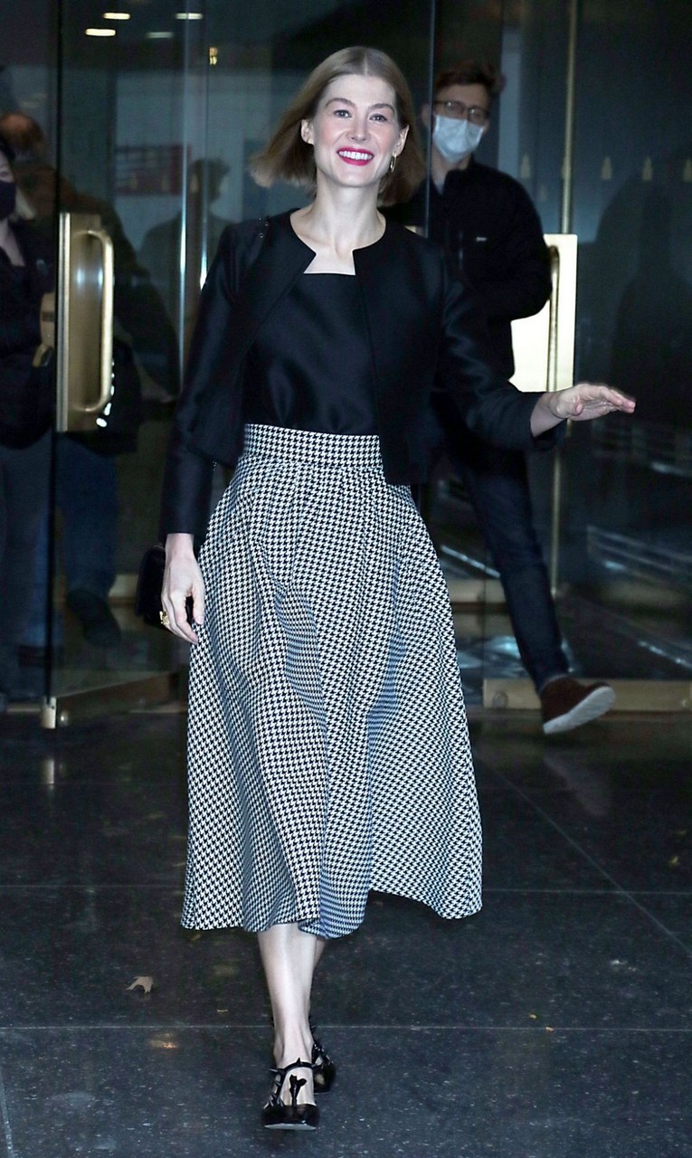 Rosamund Pike Out New York