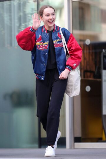 Rose Ayling Ellis Leaving Her Hotel Manchester