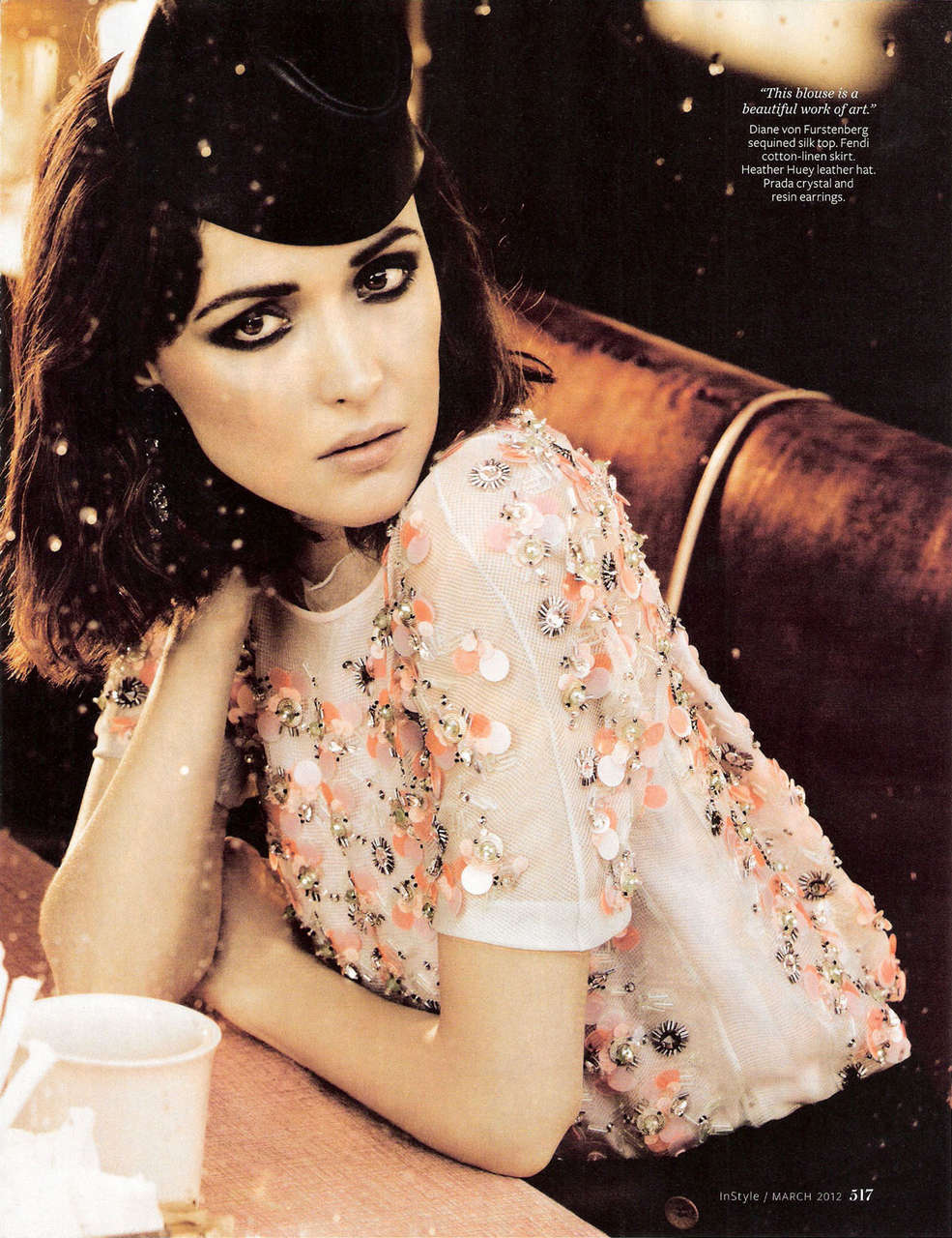 Rose Byrne Instyle Magazine Uk March May 2012 Issue