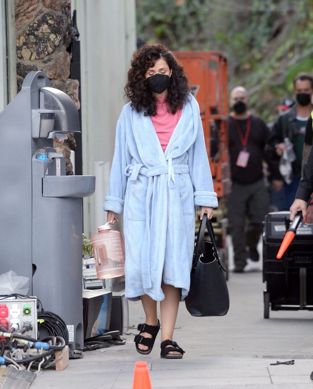 Rose Byrne On The Set Of Physical Los Angeles