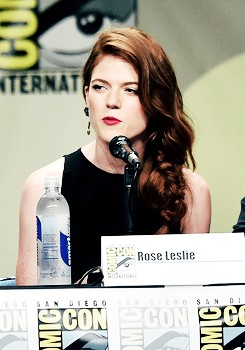 Rose Leslie During The Game Of Thrones Panel And