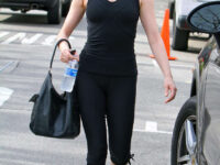 Rose Mcgowan Leaving Gym Studio City