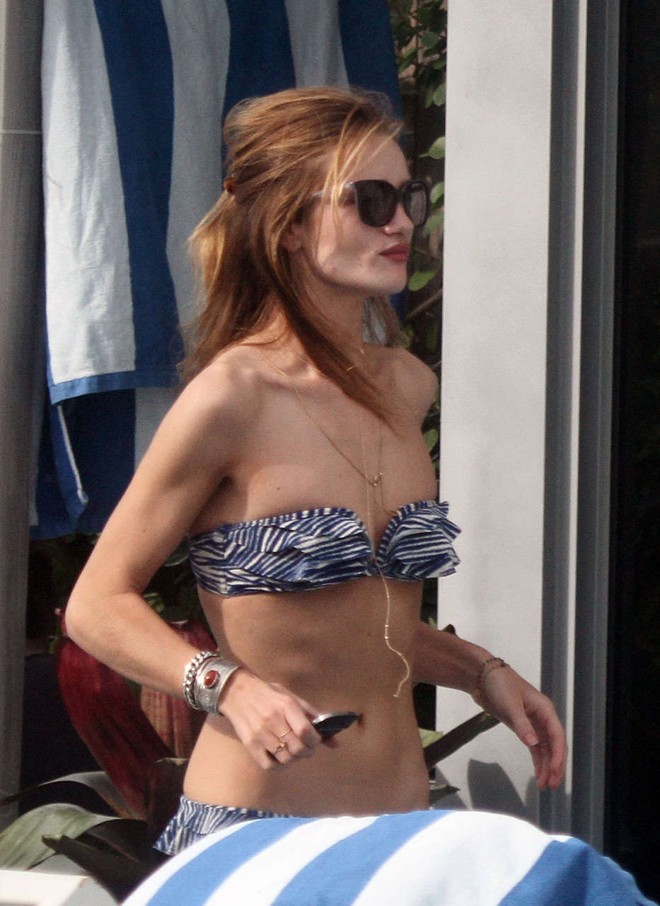 Rosie Huntington Whiteley Bikini Miami