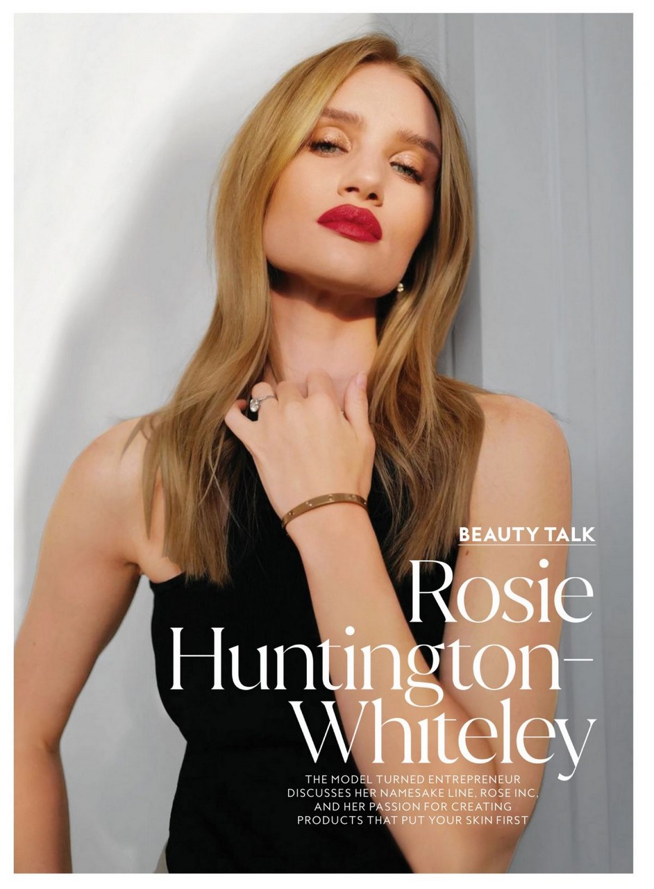 Rosie Huntington Whiteley Instyle Magazine December