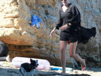 Rosie Huntington Whiteley Out Beach Malibu