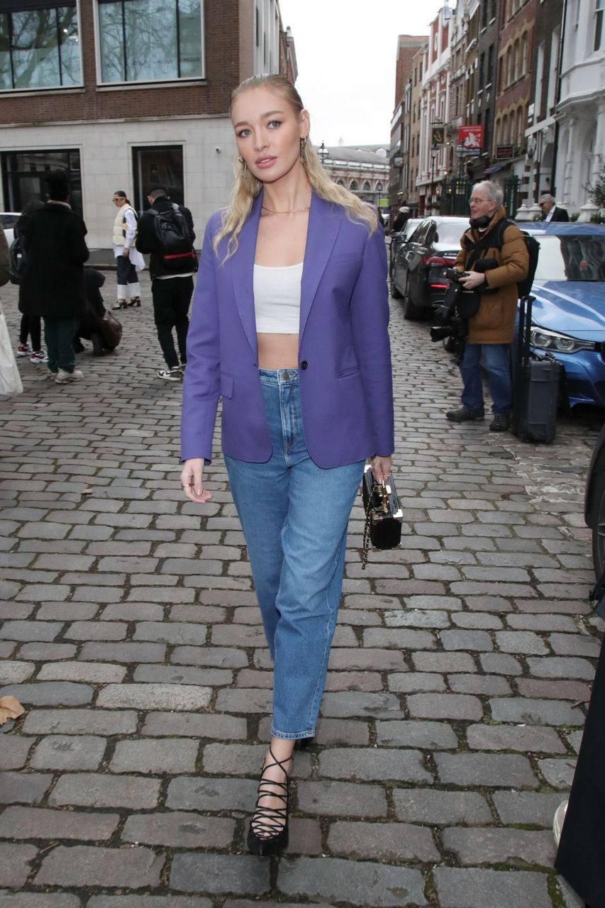Roxy Horner Arrives Paul Joe Fashion Show Lfw London