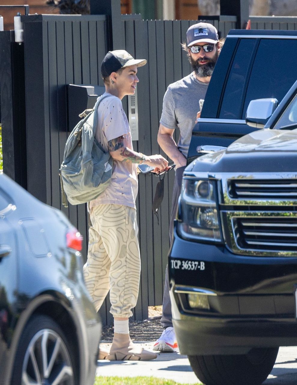 Ruby Rose Getting Picked Up By Limo Los Angeles