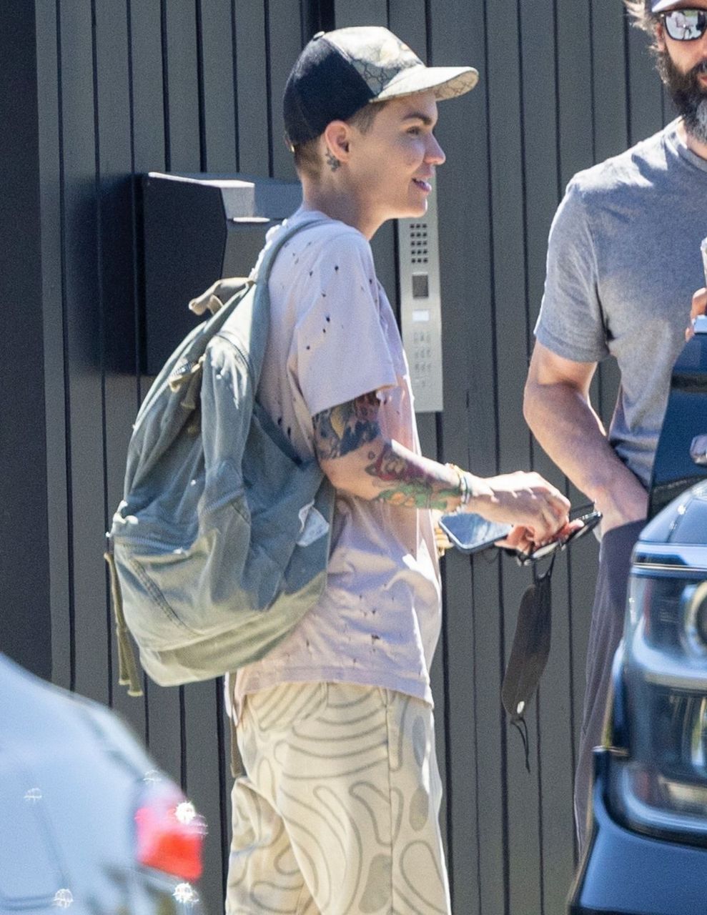 Ruby Rose Getting Picked Up By Limo Los Angeles