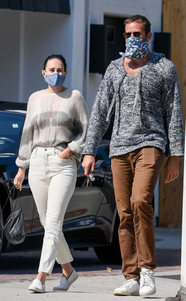Rumer Willis Armie Hammer Out Los Angeles