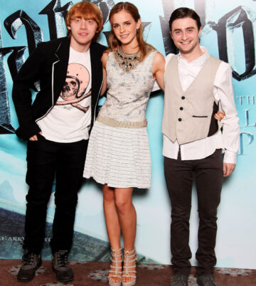 Rupert Grint Emma Watson And Daniel Radcliffe