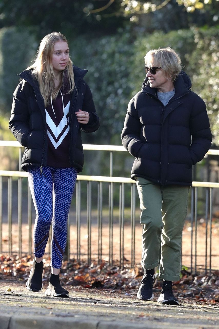 Sally Dynevor Out With Her Daughter Harrier Hale Trafford