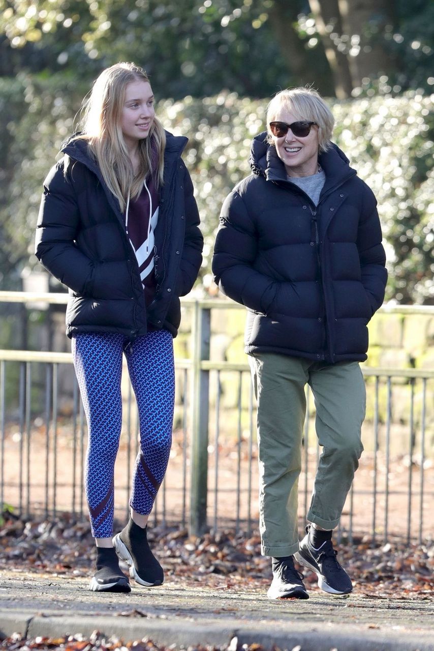 Sally Dynevor Out With Her Daughter Harrier Hale Trafford