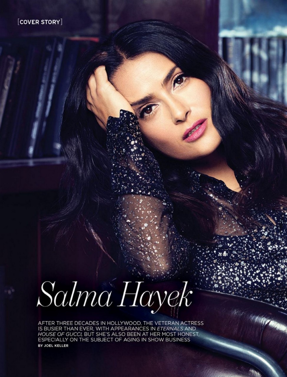 Salma Hayek Industry New Jersey Magazine December