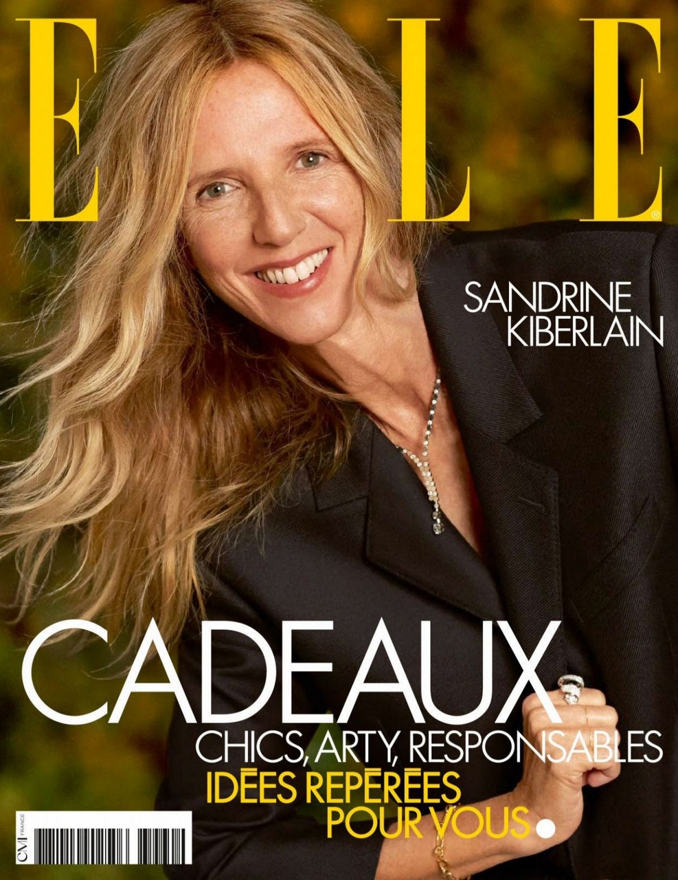 Sandrine Kiberlain For Elle Magazine France November