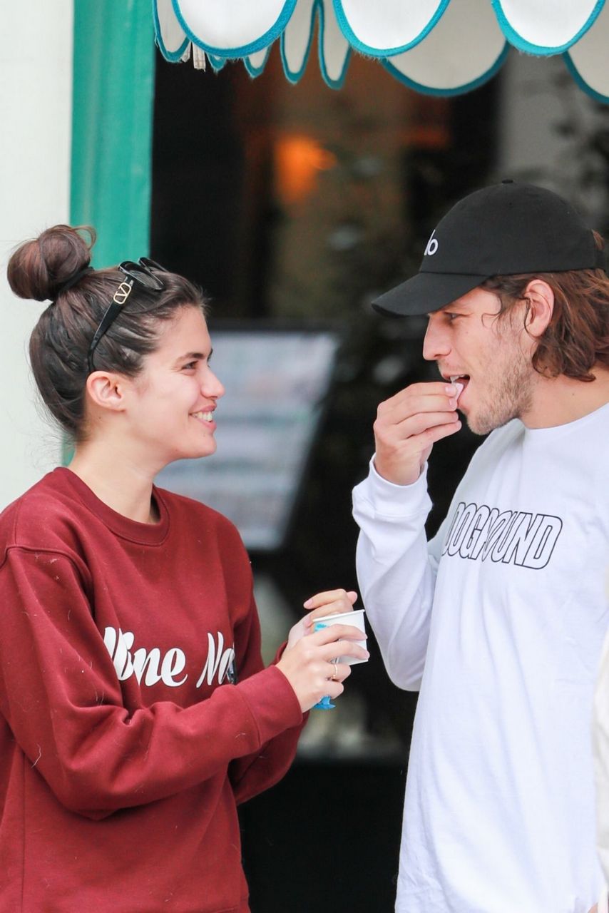 Sara Sampaio Out With Her New Beau After Workout West Hollywood