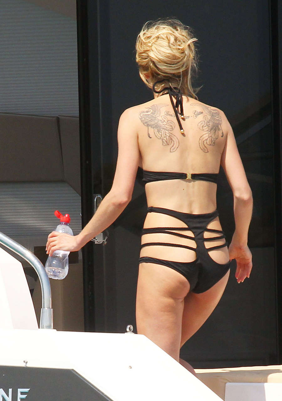 Sarah Harding Bikinis Yacht Ibiza