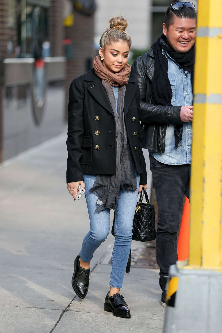 Sarah Hyland Out About New York