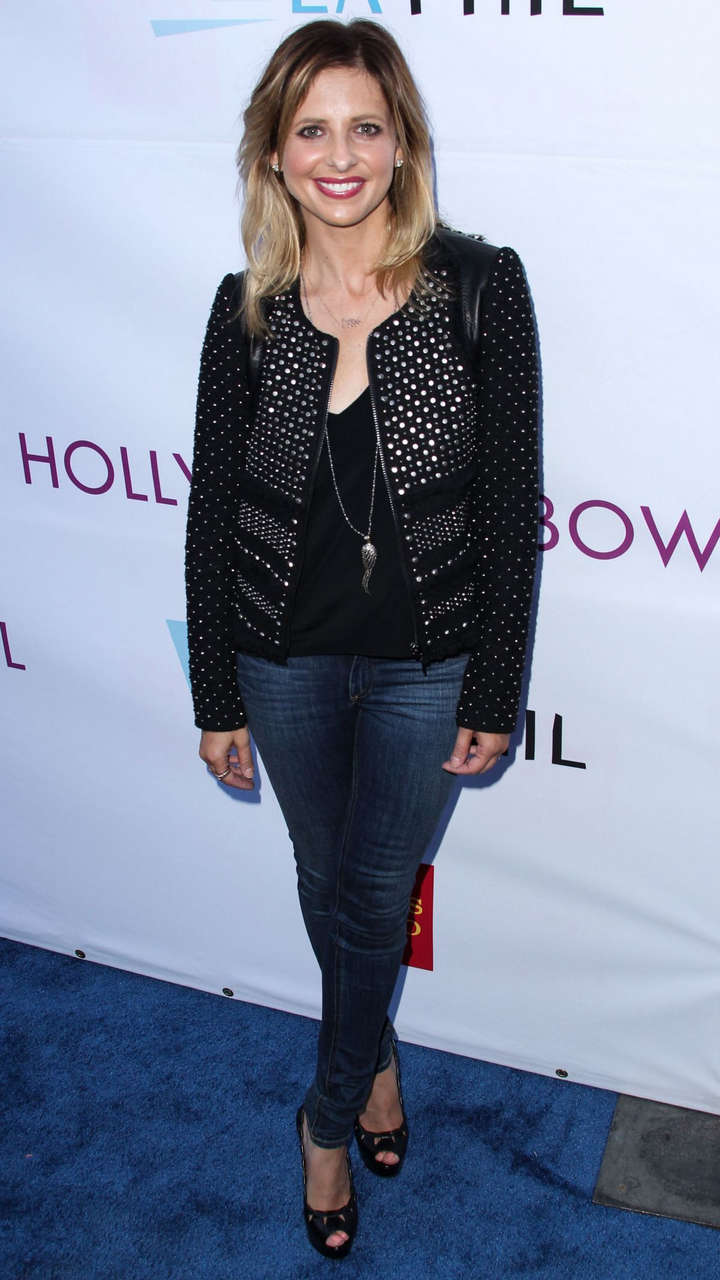 Sarah Michelle Gellar 2014 Hollywood Bowl Hall Fame Opening Night Concert