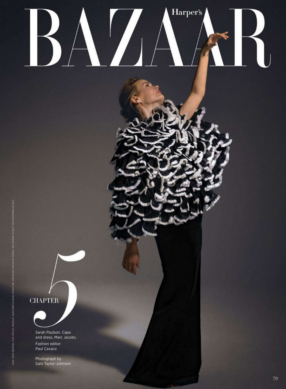 Sarah Paulson Harper S Bazaar Magazine October