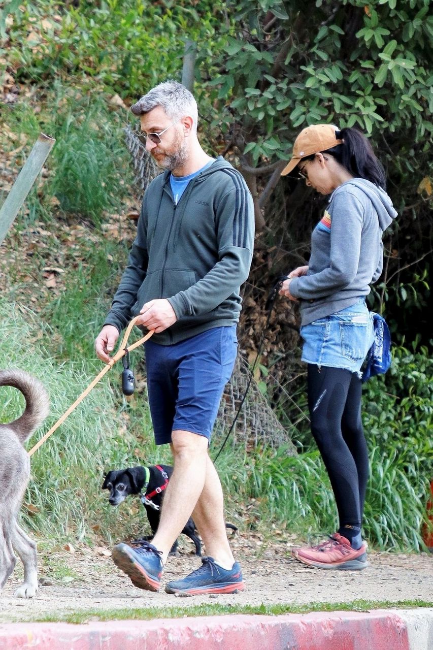 Sarah Silverman And Rory Albanese Out With Their Dogs Los Feliz