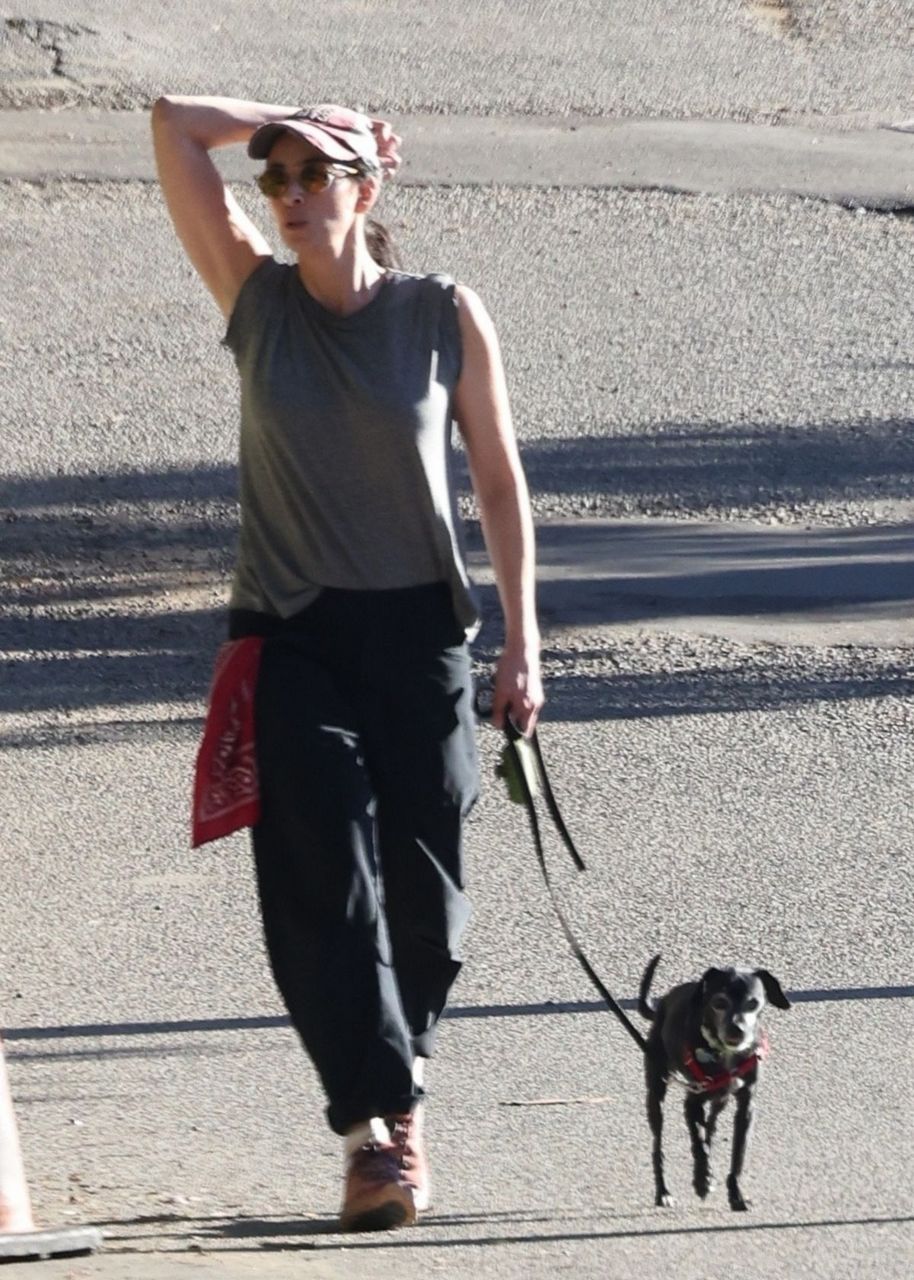 Sarah Silverman Out With Her Dog Los Angeles
