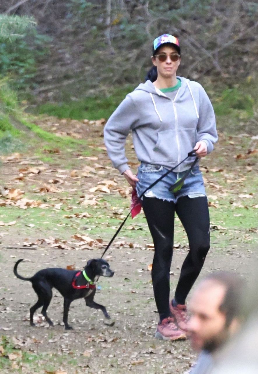 Sarah Silverman Out With Her Dog Park Los Feliz